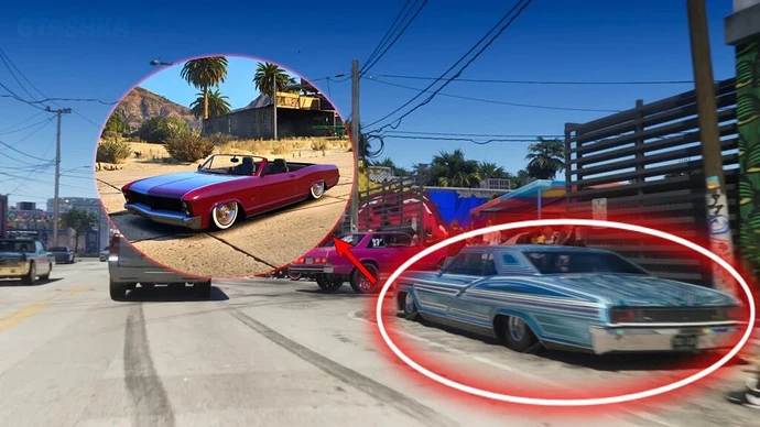 Albany Buccaneer Заказной в трейлере GTA 6.
