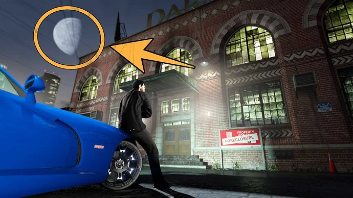 Луна на новом постере обновления GTA Online.