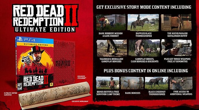 Расширенное издание Red Dead Redemption 2.
