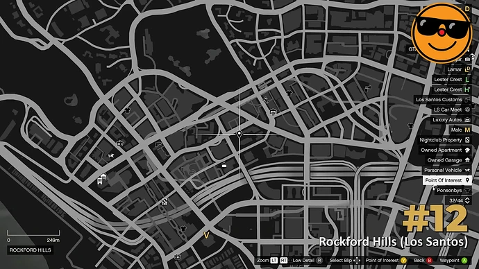 Место для разрисовки рекламного щитка на карте.