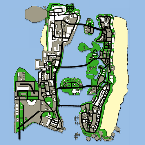 Карта GTA Vice City