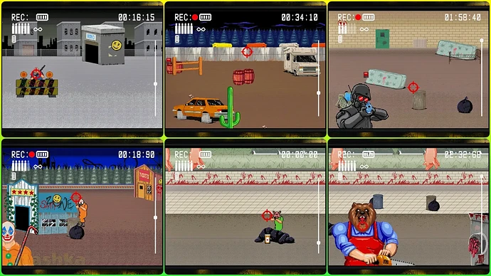 Все уровни в игровом автомате Camhedz в GTA Online.