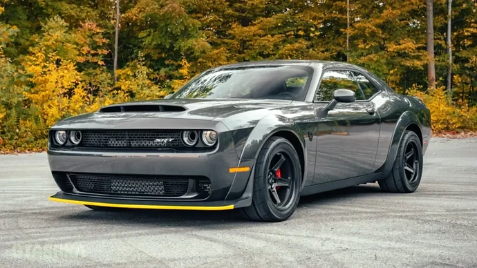 Dodge Challenger SRT Demon в ГТА Онлайн. Hellfire Interceptor в реальной жизни.