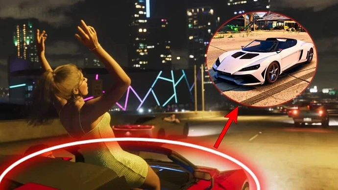 Девушка едет в Pegassi Zorrusso.