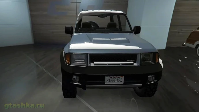 Pajero Evolution в GTA Online. Вид спереди.