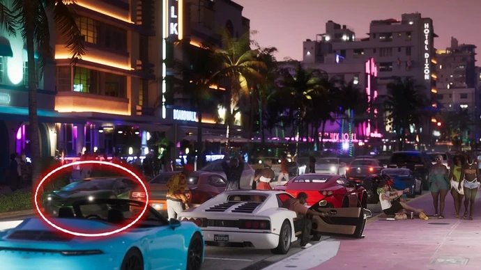Суперкар Pegassi стоит на Оушен-Драйв.