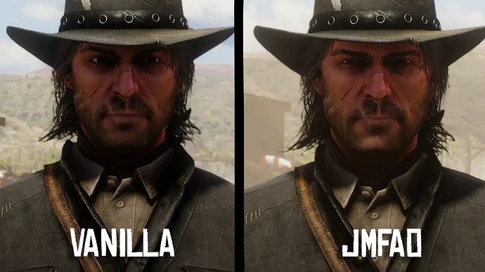 Улучшенное лицо Джона из RDR. Вышел мод.