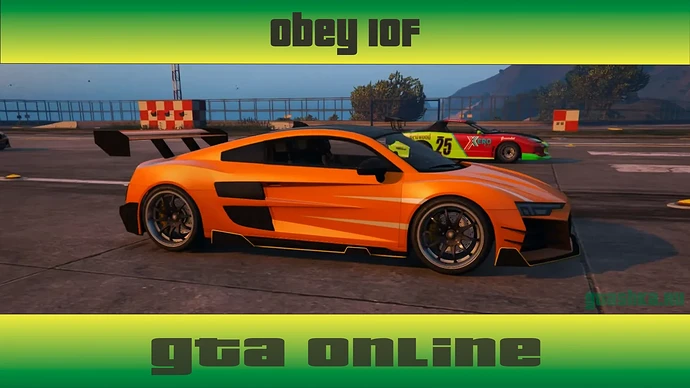 Obey 10F в игре ГТА. Крутая тачка, в реальности Audi R8.