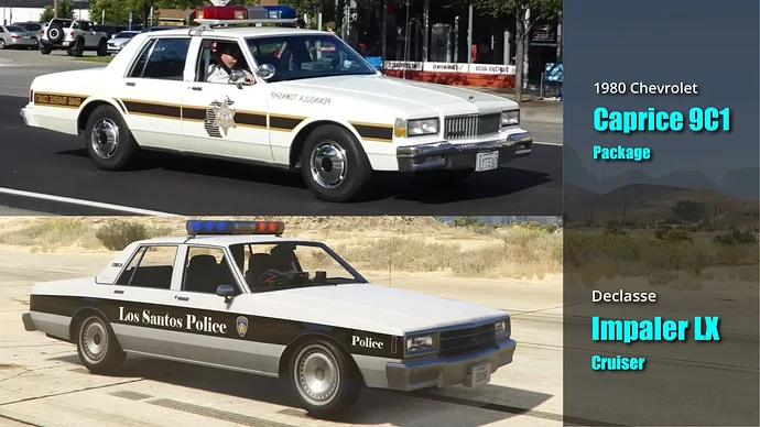 Declasse Impaler LX Cruiser - полицейская машина из 80-х годов.