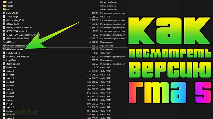 Как узнать версию ГТА 5. Подробная инструкция.