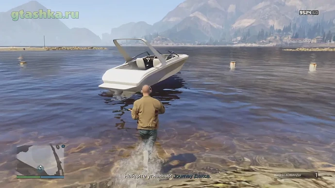 Катер в GTA Online.