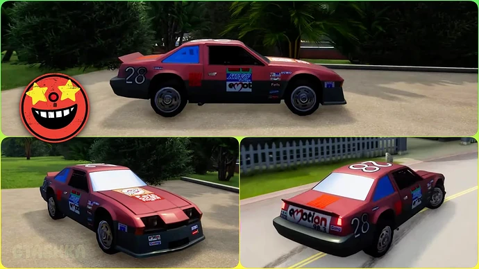Hotring Racer в ГТА Вайс-Сити.