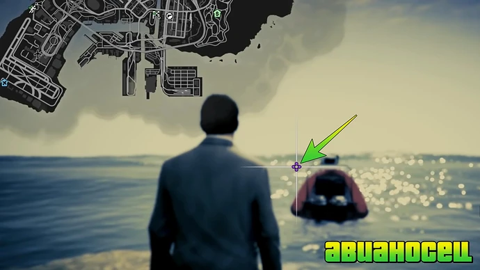 Авианосец в GTA 5.