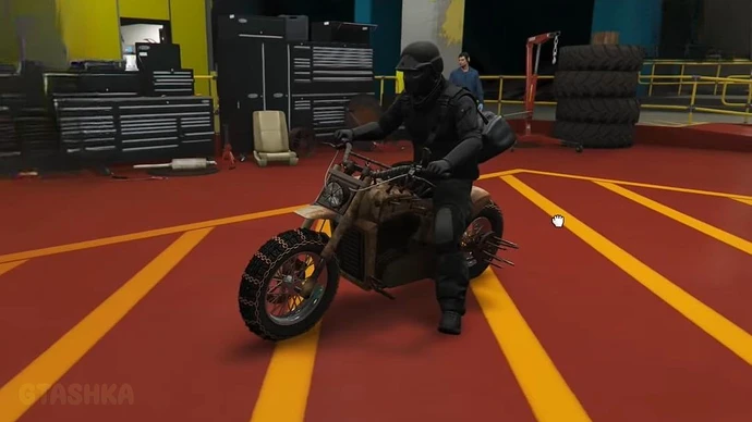 Western Apocalypse Deathbike очень быстрый мотоцикл.