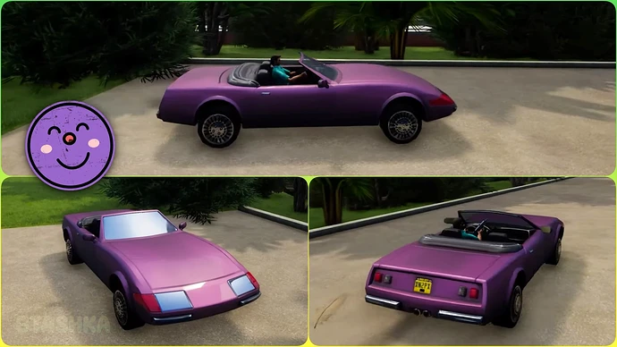 Автомобиль Stinger из GTA Vice City.