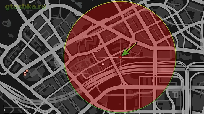 Здание Weazel Plaza для ивента «Крепкий орешек» на карте