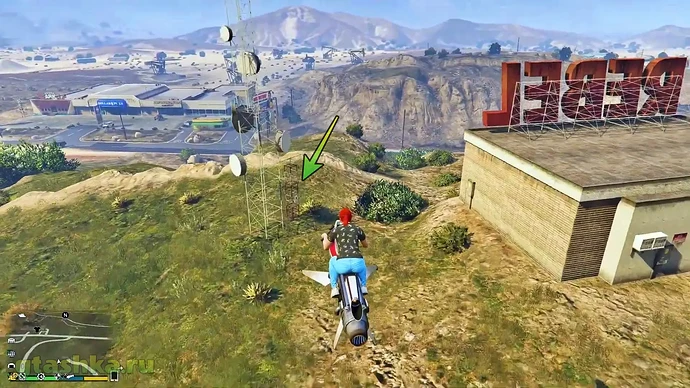 Где антенны в GTA Online. Все точки на карте.