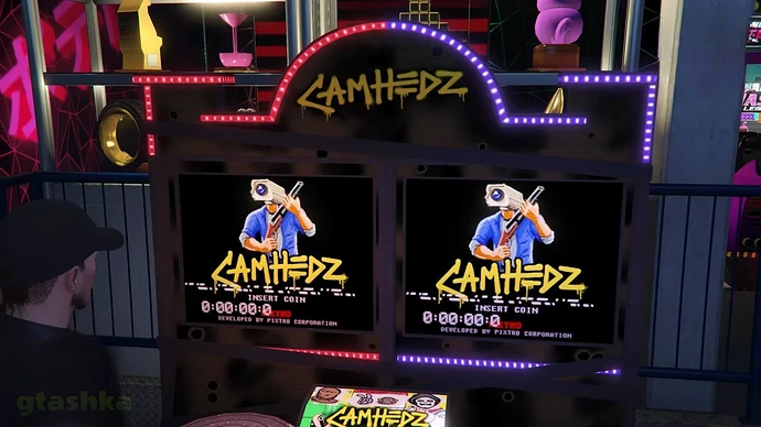 Аркадный автомат Camhedz в ГТА Онлайн.