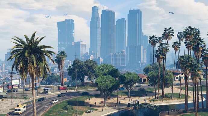 Вид на город GTA 6.