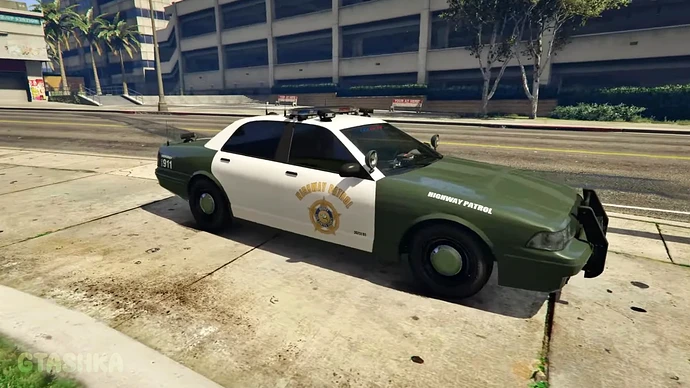 Полицейский Vapid Stanier LE Cruiser в ГТА Онлайн.