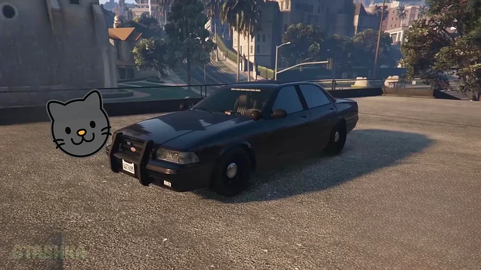 Полицейский Vapid Cruiser без маркировки из GTA Online.
