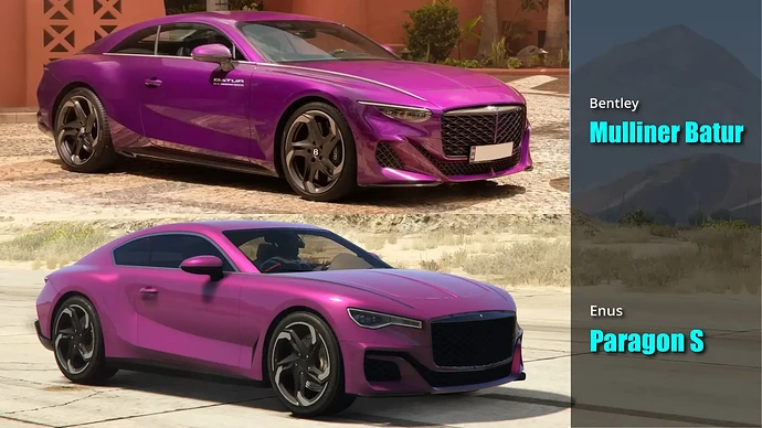 Быстрая тачка Enus Paragon S.
