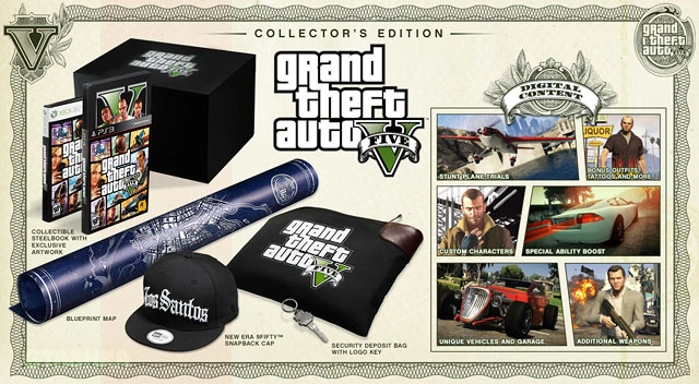 Коллекционное издание Grand Theft Auto V.